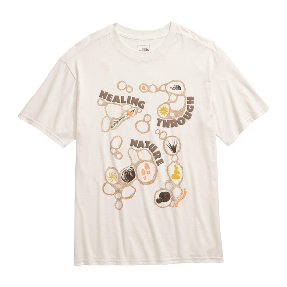 The North Face Tops - The North Face short-sleeve T-shirt with a round crew neckline